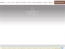 Tablet Screenshot of belmontehotel.com